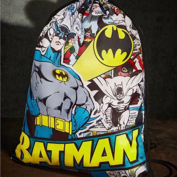 Batman Comic Print Drawstring Bag - Picture 3 of 6
